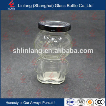 hot sale 2015 Glass storage bottle glass for honey and bottle glass storage jar