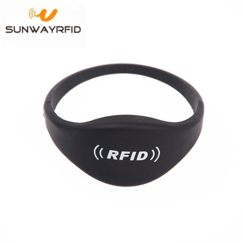 13.56MHz NTAG216 Passive Silicone NFC Wristbands
