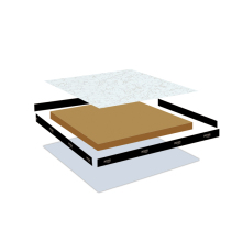 20mm to 50mm Height Pedestal Raised Floor Office Wood Raised Access Flooring