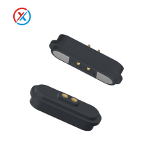 3A Magnetic 2 Pin Spring-Loaded Gold Waterproof Pogo Pin Connector