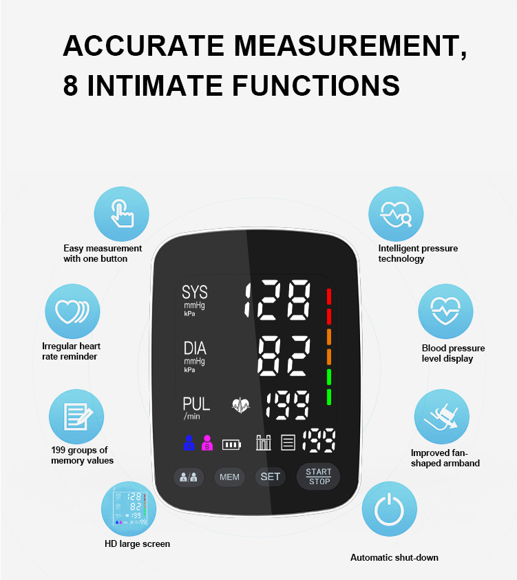 Blood pressure machine measurement