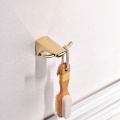 Gold Copper Double Coat Hooks Towel Hanger