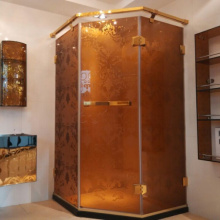 Modern high tray shower stall