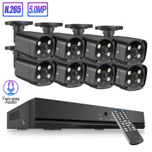 AI Face Detection NVR Kit with Motion Detection, 8CH 4MP Audio PoE Security Camera System