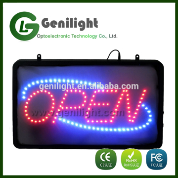 indoor full color commercial led open sign