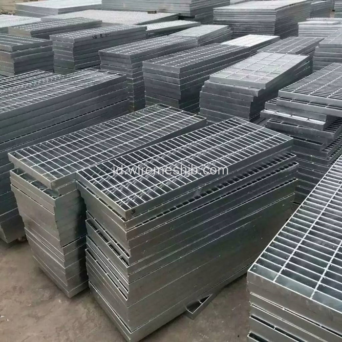 Bentuk Datar Panas Mencelupkan Galvanized Steel Grating