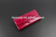 Top Quality Leather Fashion Purse Long Wallet for Women