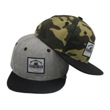 Crazy Hats for Kids: OEM Custom Infant Snapback Cap with Woven Patch Embroidery and Flat Brim