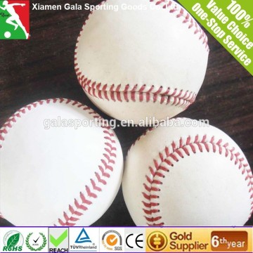 official size 9" full grain leather baseball