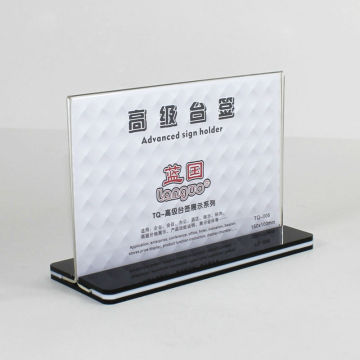 clear acrylic postcard holder for office