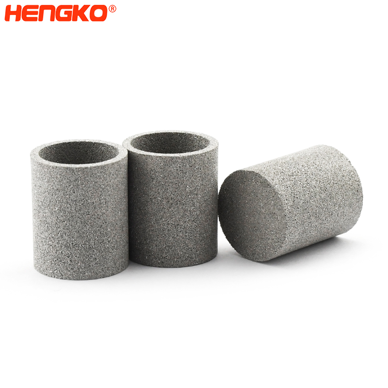 0.2-90um powder sintering porous stainless steel bronze cup filter