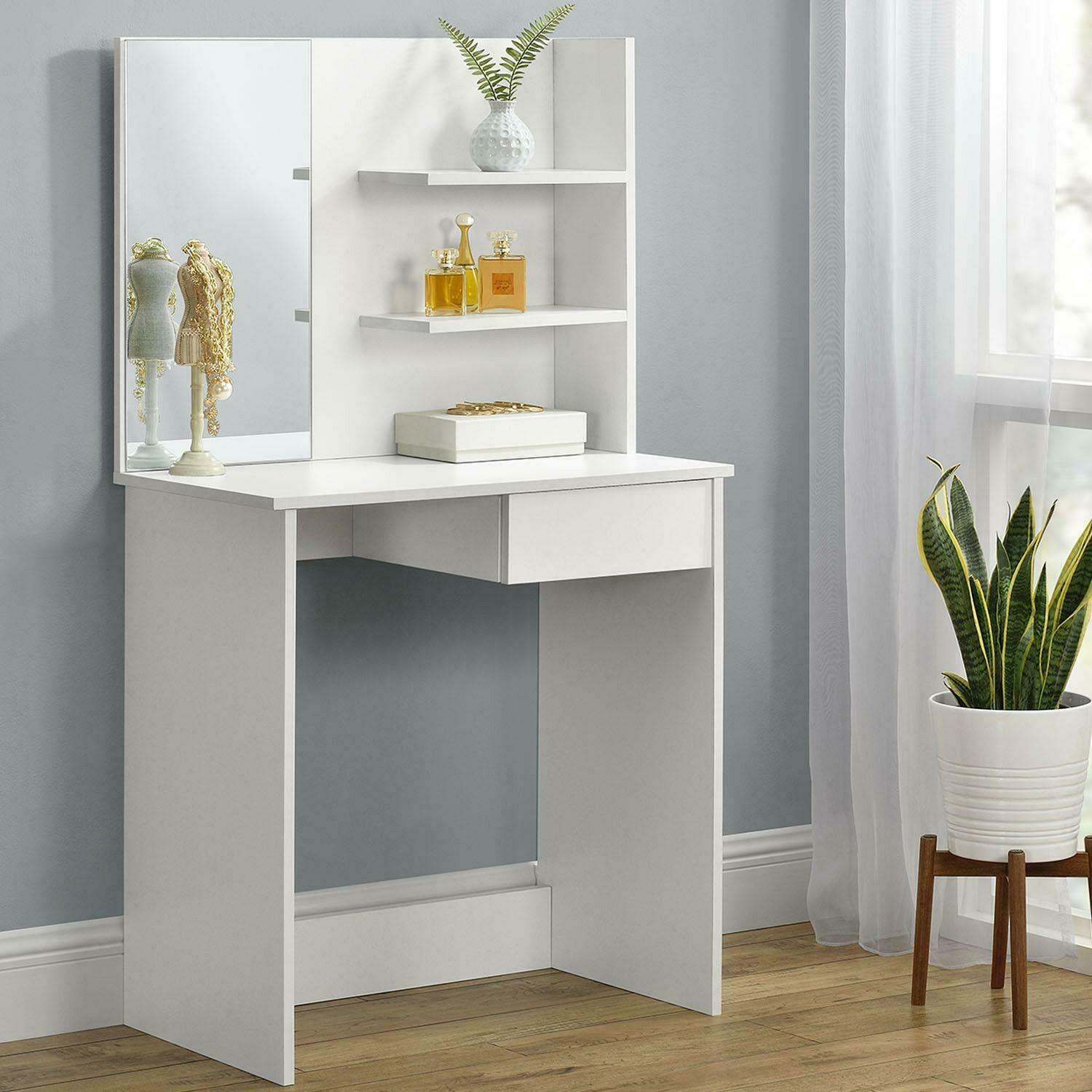 Dressing Table Vanity Set Makeup Desk with Mirror Dressing Table Vanity Set Makeup Desk with Mirror