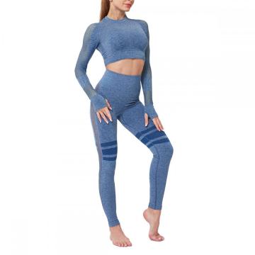 Tuta leggings in rete da palestra a vita alta