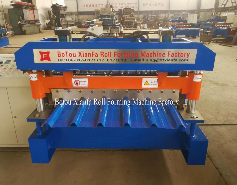 Tile Roofing Cold Trapezoid Roof Sheet Rolling Machine