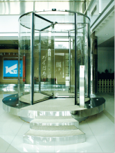 Diamond Three Wing Safety  Revolving Door