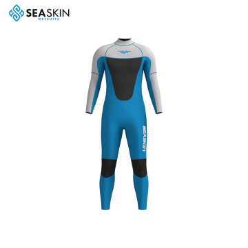 Seaskin personalização masculina meteira de 3/2mm de traje de mergulho inteiro para homens