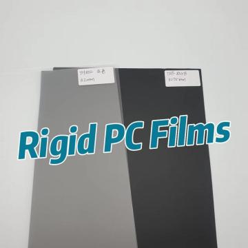 Black thermoformed hard PC sheet