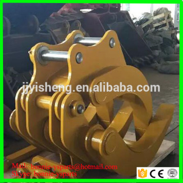 mechanical excavator rock grapple manual log grapple timer wood grapple