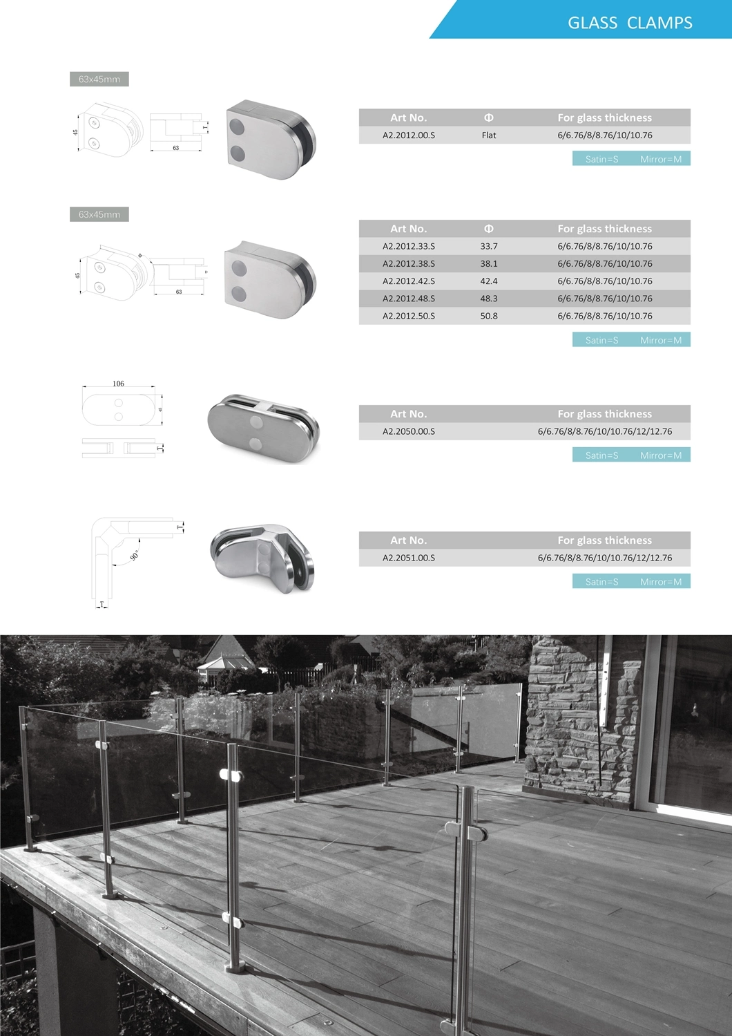 China OEM Factory Stainless Steel Stair Railing for Exterior Balustrade