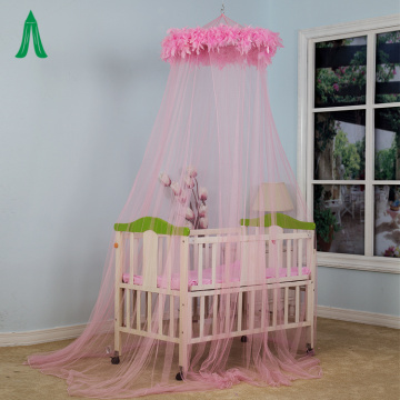 Professional circular baby strollers mosquito net