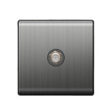 UK Standard Modern Universal Satellite Television Data and TV Wall Socket