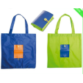 Nylon tote shopping bag with custom logo