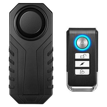 Waterproof Bike Alarm with Vibration Sensor and Remote Control