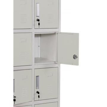 Прочные 15-дверные металлические шкафчики для магазинов