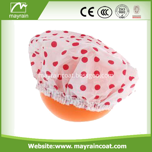 Polyester Waterproof Shower Cap