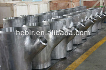 standard asme b16.9 carbon steel seamless lateral tee