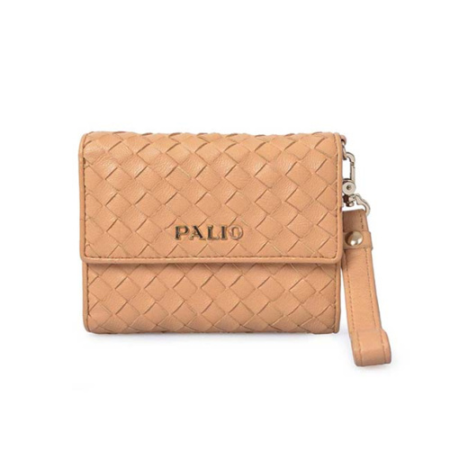 Women's Mini Purse Brown Leather Slim Wallet