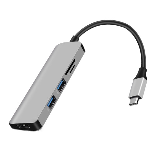 5 in 1 adattatore multiportatore USB Type-C