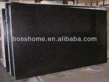 Popular black galaxy granite price granite slab 24x24 granite tile