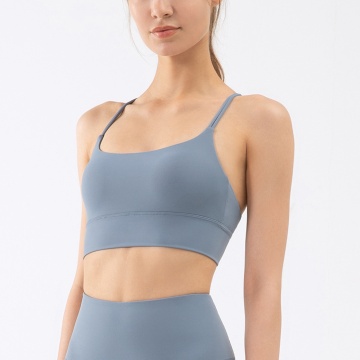 yoga top with built in bra