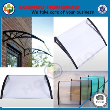 Clear Polycarbonate(PC) door ,window or balcony used awnings for sale