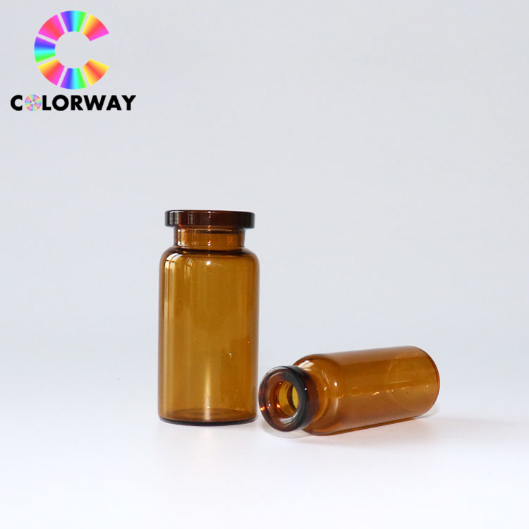 high quality durable sterile amber custom medicine vial glass bottle