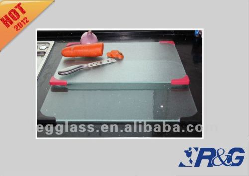 heat resistant tempered unbreakable vegetable glass cutting board