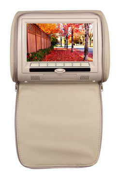 Dual Speakers Car Headrest Dvd Players , Innolux Digital Panel