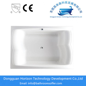 Acrylic large bathroom tubs for couple