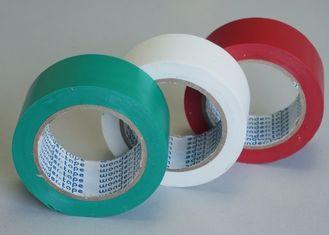 Green / White Stabilized Floor Marking Tape Adhesive Insula