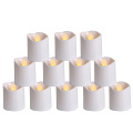 Warm White LED TeaLight Candle in Wave Shape