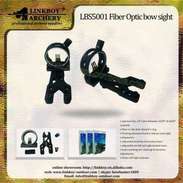 Wholesale Linkboy 5 pin 0.019'' bow sight for compound bow archery hunting