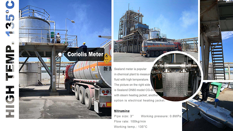 ATEX CE approved Coriolis mass flow meter