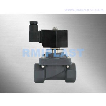 PVC Plastic Solenoid Valve DC 12V 24V