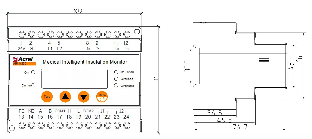 line insulation monitor