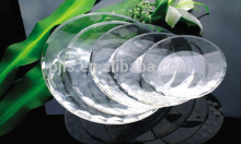Crystal dishware plate glass plate