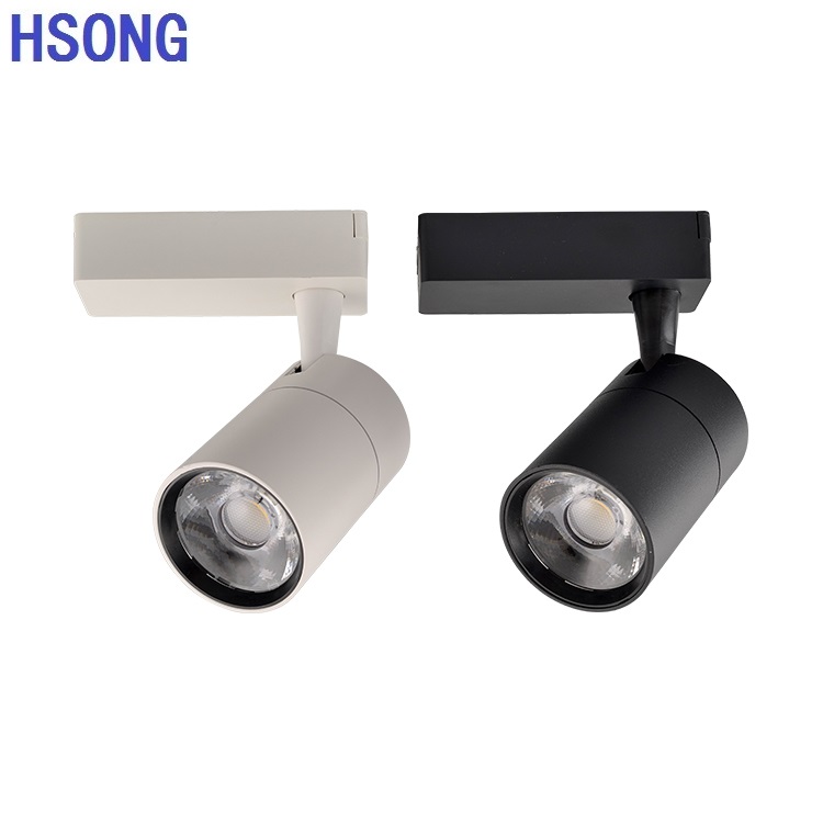 New design full watt led COB Led Track Light Fixture 220V Track Lamp Rail Spotlight
