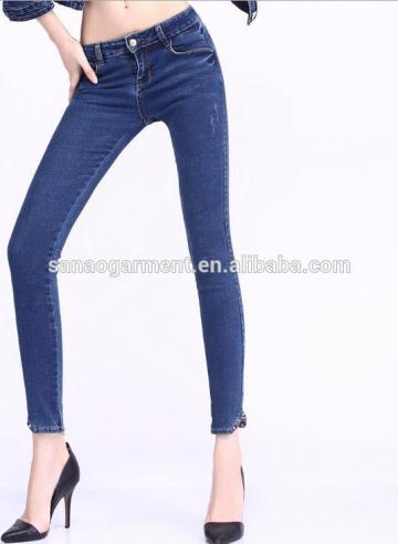 2014 charming curvy cotton wholesale new style fashion women jeans