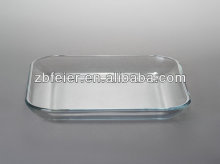 High Borosilicate,Square Bakeplate,Glass Bakeware1.1L