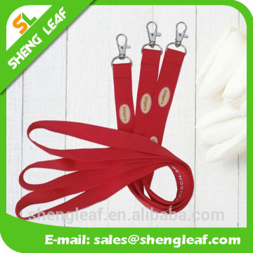 Custom polyester printed lanyard red color lanyard                        
                                                Quality Choice